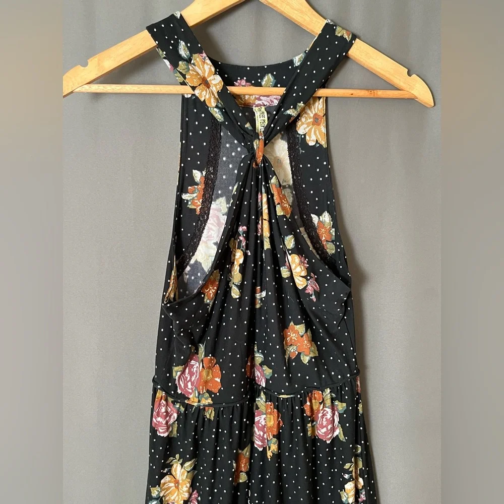 Free People Black Floral Maxi Dress - Picture 7 of 11